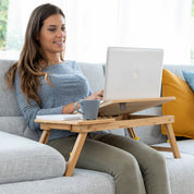 Innova Faltbarer Laptoptisch aus Bambus