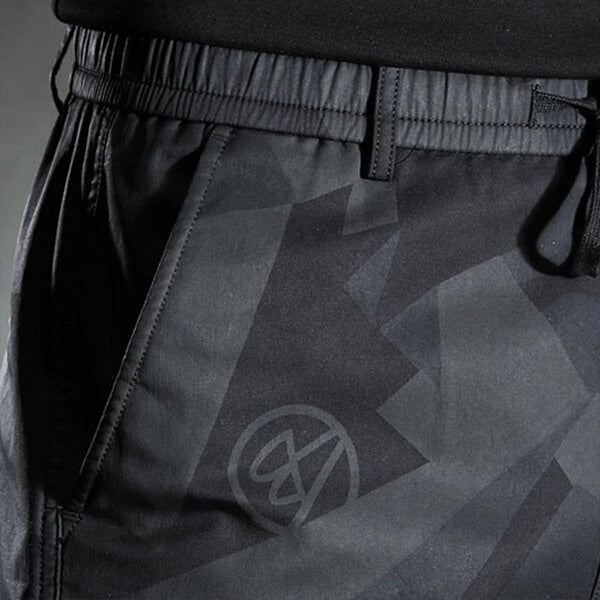 Schwarze Slim-Fit Cargohose