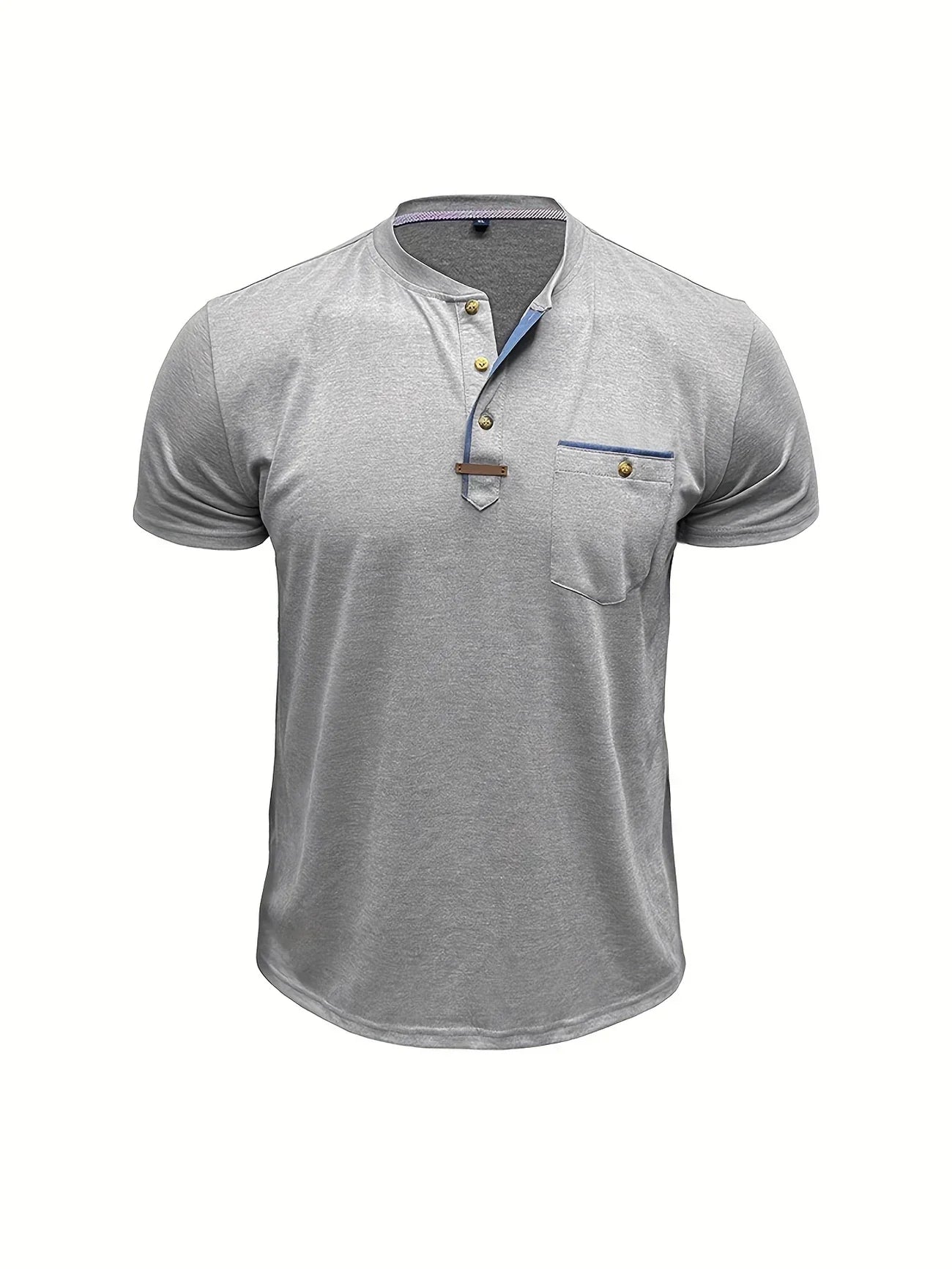 Lässiges T-Shirt mit Brusttasche