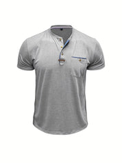 Lässiges T-Shirt mit Brusttasche