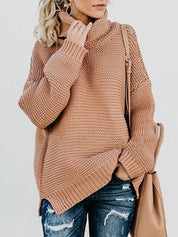 Damen Strickpullover mit Rollkragen