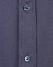 Langärmeliges Zip Fit Herrenhemd