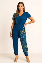 Zweiteiliges Bluse und Hose Set