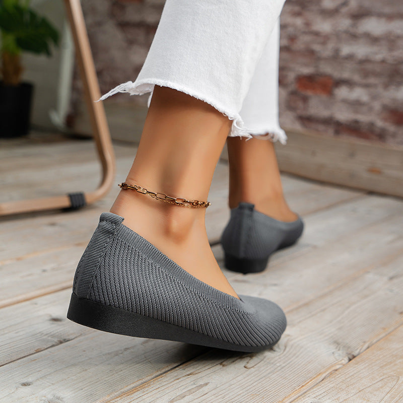 Damen Flache Schlupfschuhe