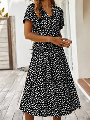 Bequemes Bedrucktes Sommerkleid