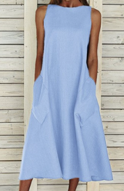 Elegantes Baumwollkleid