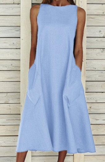 Elegantes Baumwollkleid