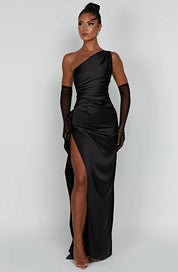 Elegantes Maxikleid mit Seitenschlitz