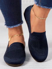 Atmungsaktive Flache Schlupfschuhe