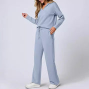 Trainingsanzug Pullover und Hose Lounge Set