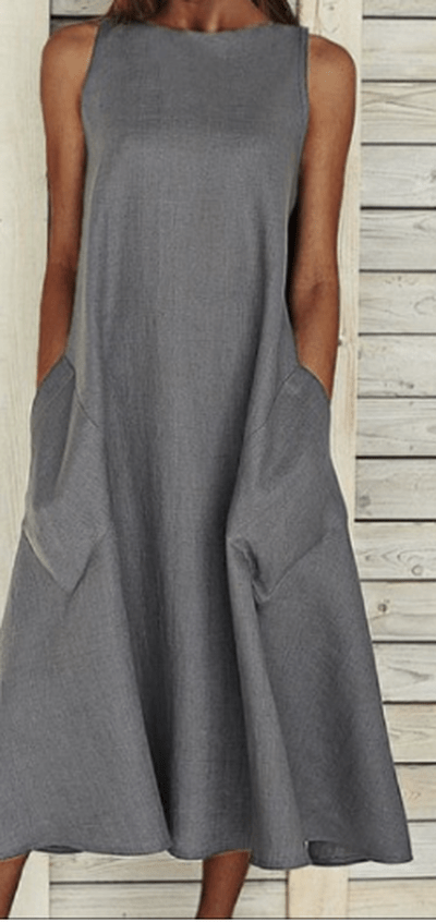 Elegantes Baumwollkleid