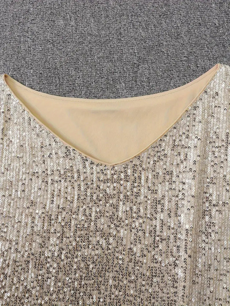 Glamouröses Pailletten Partykleid