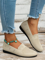 Atmungsaktive Flache Schlupfschuhe