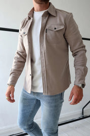 Moderne Herren-Hemdjacke