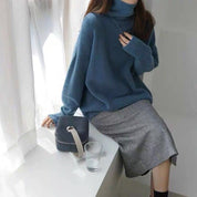 Lockerer Rollkragenpullover