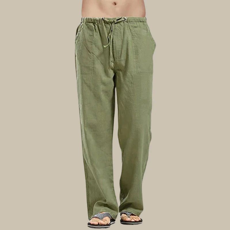 Freizeithose mit Kordelzug und Seitentaschen