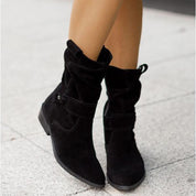 Bequeme Wildlederstiefelette