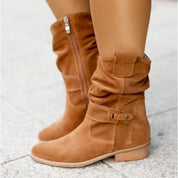 Bequeme Wildlederstiefelette
