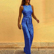 Damen Eleganter Festlicher Jumpsuit