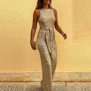 Damen Eleganter Festlicher Jumpsuit