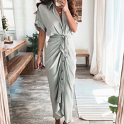 Midi Festlich Wickelkleid