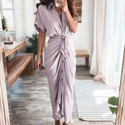 Midi Festlich Wickelkleid