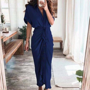 Midi Festlich Wickelkleid