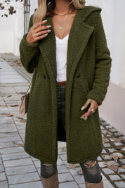 Damen Strukturmantel mit Reverskragen