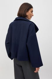Damen Kurzer Trenchcoat Doppelreihig