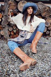 Trendige Bronco Damenstiefel