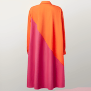 Modernes Damen Hemdblusenkleid