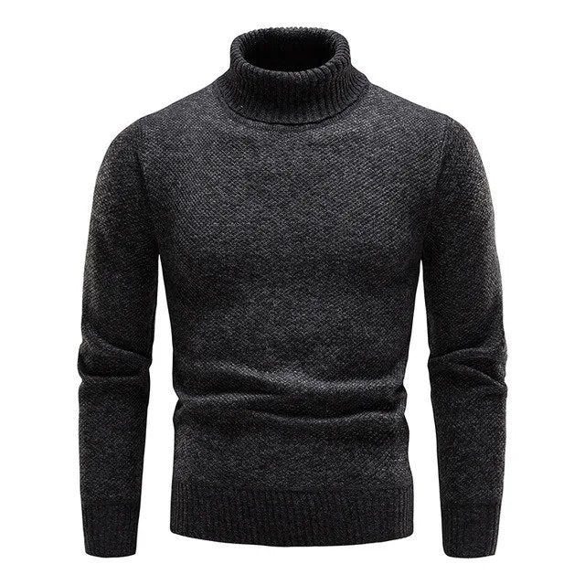 Moderner Rollkragenpullover Herren