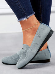Atmungsaktive Flache Schlupfschuhe