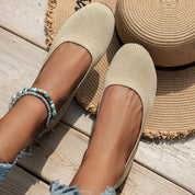 Damen Flache Schlupfschuhe