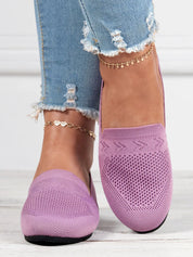 Atmungsaktive Flache Schlupfschuhe