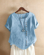 Bequem Kurzarm Bluse