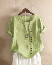 Bequem Kurzarm Bluse