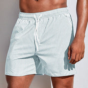 Schnelltrocknende gestreifte Badeshorts