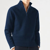 Herren Zip-Up Strickpullover