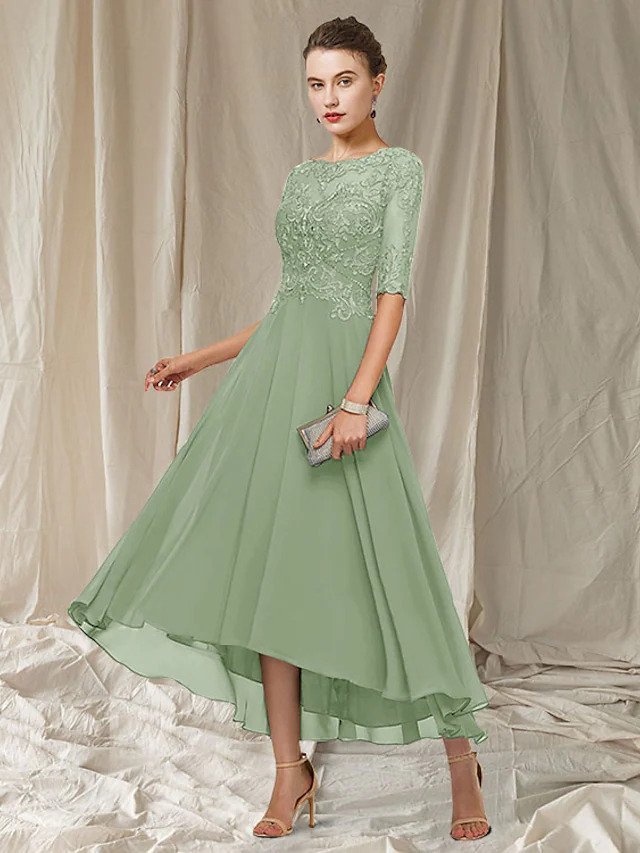 Raffiniertes A-Linien Abendkleid