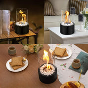 Trendige & Tragbare Tischfeuer Laterne