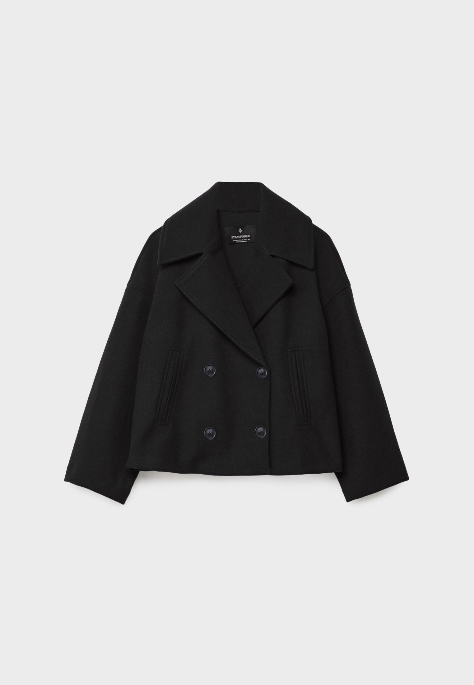 Eleganter Damen Zweireihiger Kurzmantel