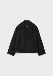 Eleganter Damen Zweireihiger Kurzmantel