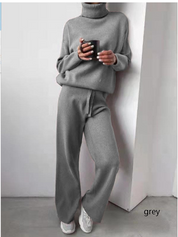 Zweiteiliges Pullover und Hosen Set