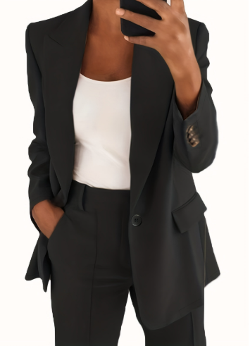 Damen Elegante Anzüge Zweiteiler Set