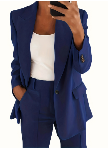 Damen Elegante Anzüge Zweiteiler Set
