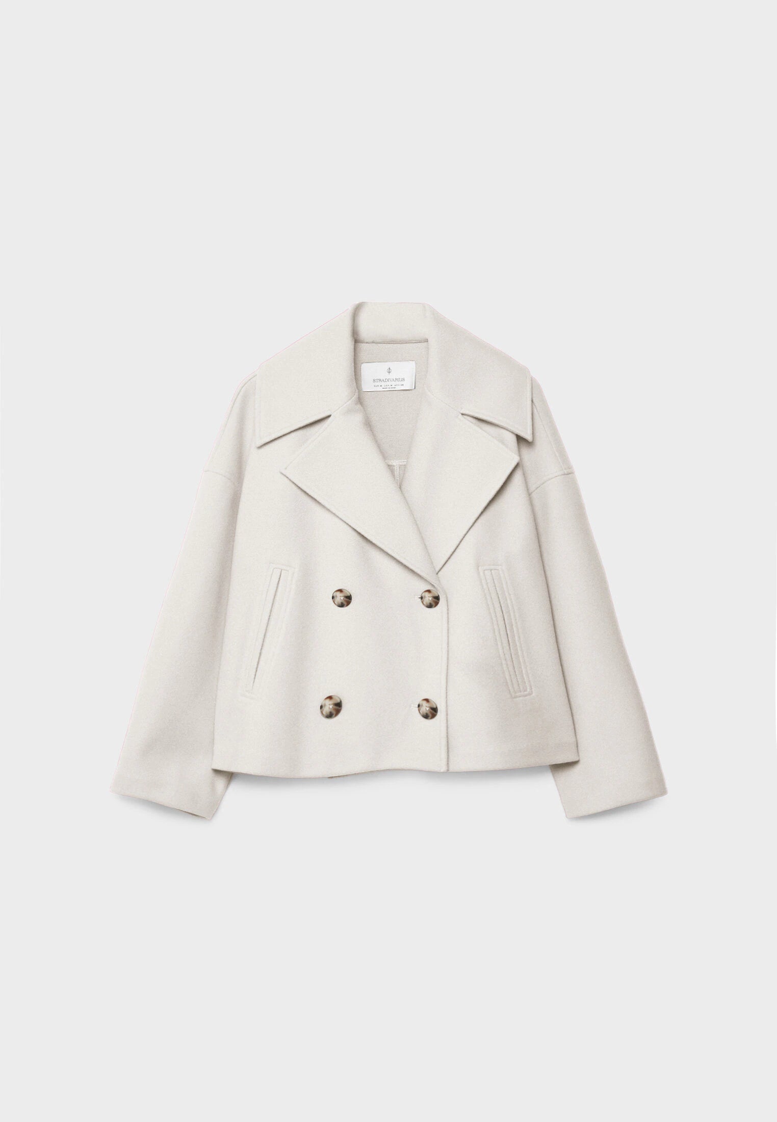 Eleganter Damen Zweireihiger Kurzmantel
