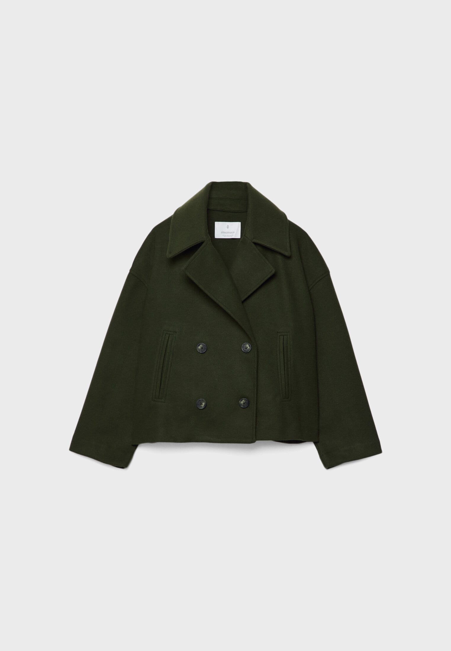 Eleganter Damen Zweireihiger Kurzmantel