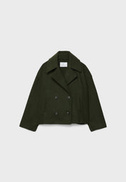 Eleganter Damen Zweireihiger Kurzmantel
