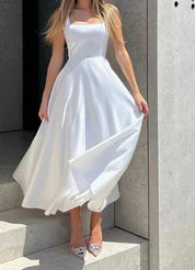Elegantes Quadratisches Maxikleid